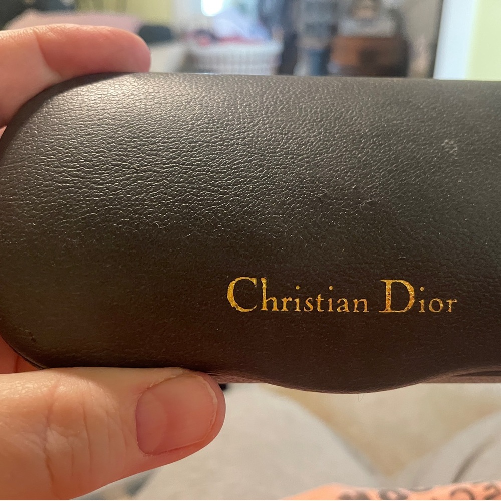 Dior Cream Glasses Case